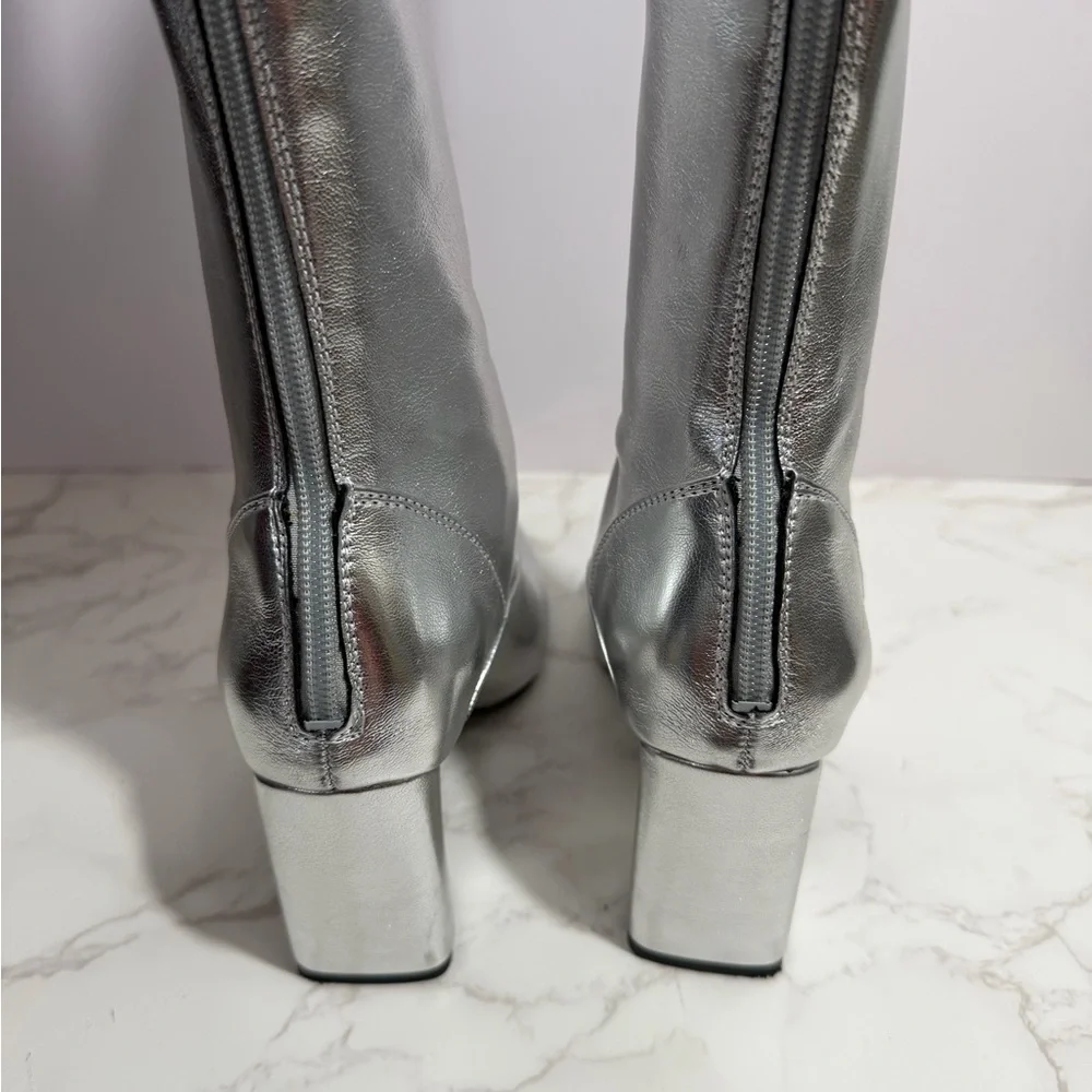 Franco Sarto Womens Katherine Faux Leather Tall Knee-High‎ Boots -- 5M